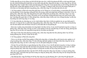 Chỉ thị 04/CT-UBND bảo vệ rừng phòng cháy chữa cháy rừng năm 2010 Phú Yên