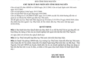 Quyết định 483/QĐ-UBND cơ chế thu thuế giá trị gia tăng