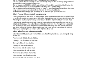 Thông tư 06/2010/TT-BKH chi tiết lập hồ sơ mời thầu dịch vụ tư vấn