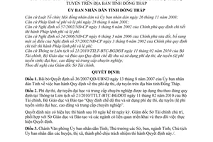 Quyết định 05/2010/QĐ-UBND bãi bỏ Quyết định 36/2007/QĐ-UBND