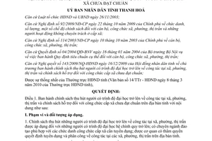 Quyết định 798/2010/QĐ-UBND thu hút người có trình độ đại học trở lên