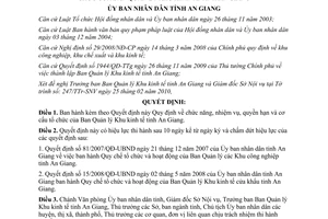 Quyết định 10/2010/QĐ-UBND chức năng nhiệm vụ quyền hạn cơ cấu BQL khu kinh tế