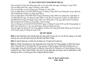 Quyết định 11/2010/QĐ-UBND quy mô vị trí xây dựngcơ sở chăn nuôi gia súc,