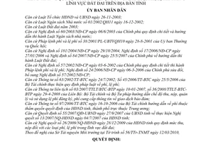 Quyết định 11/2010/QĐ-UBND thực hiện Nghị quyết 26/2009/NQ-HĐND