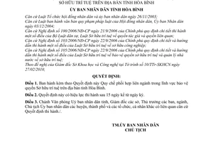 Quyết định 07/2010/QĐ-UBND Quy chế phối hợp liên ngành trong lĩnh vực bảo vệ