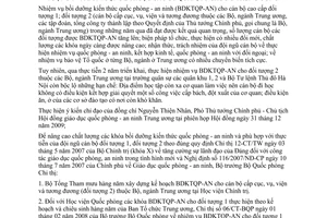 Chỉ thị 05/CT-BQP nhiệm vụ bồi dưỡng kiến thức quốc phòng - an ninh cho cán bộ đối tượng 1 và đối tượng 2 các cơ quan, tổ chức ở Trung ương