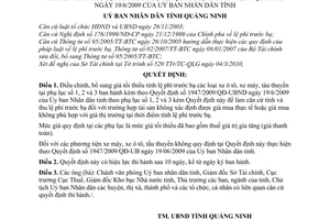 Quyết định 696/2010/QĐ-UBND điều chỉnh giá tối thiểu thu lệ phí trước bạ