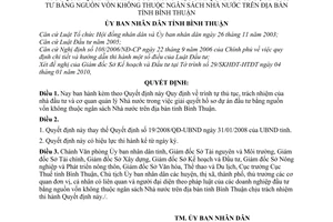 Quyết định 13/2010/QĐ-UBND trình tự thủ tục, trách nhiệm nhà đầu tư