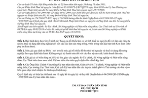 Quyết định 07/2010/QĐ-UBND giá tối thiểu tính thuế tài nguyên