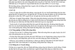 Chỉ thị 05/CT-UBND tăng cường phòng, chống bệnh dại