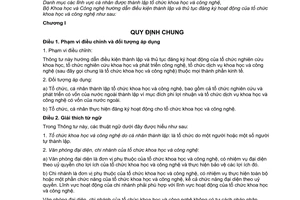 Thông tư 02/2010/TT-BKHCN hướng dẫn thành lập đăng ký hoạt động tổ chức khoa học công nghệ
