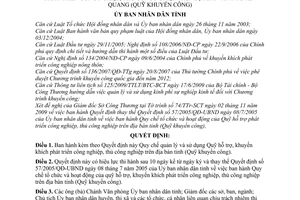 Quyết định 07/2010/QĐ-UBND Quy chế quản lý sử dụng Quỹ hỗ trợ, khuyến khích phát triển công nghiệp, thủ công nghiệp trên địa bàn tỉnh Tuyên quang