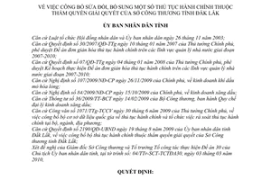 Quyết định 644/QĐ-UBND công bố sửa đổi thủ tục hành chính