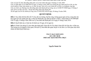 Quyết định 17/2010/QĐ-UBND  chấm dứt thu điều tiết 1% học phí các trường lớp bán công, trường ngoại ngữ tin học, trung tâm văn hóa ngoài giờ