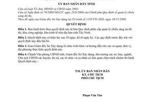 Quyết định 08/2010/QĐ-UBND phân cấp quản lý chiếu sáng tại đô thị