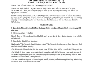 Nghị quyết 8/2010/NQ-HĐND thu hút bác sỹ dược sỹ về Hưng Yên công tác