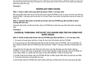 Thông tư 07/2010/TT-BKH hướng dẫn Nghị định 93/2009/NĐ-CP  Quy chế quản lý sử dụng viện trợ phi chính phủ nước ngoài
