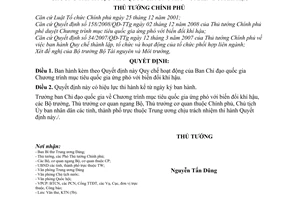 Quyết định 419/QĐ-TTg Quy chế hoạt động Ban Chỉ đạo quốc gia Chương trình mục tiêu quốc gia ứng phó biến đổi khí hậu