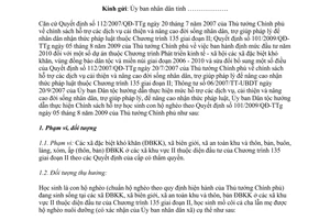 Công văn 162/UBDT-CSDT hướng dẫn Chính sách hỗ trợ học sinh con hộ nghèo theo Quyết định 101/2009/QĐ-TTg