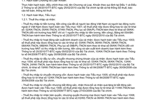 Công văn 994/TCT-KK hướng dẫn Mục lục ngân sách nhà nước theo Thông tư 26/2010/TT-BTC