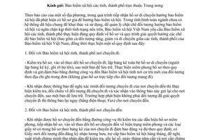 Công văn 1136/BHXH-CSXH hướng dẫn di chuyển hồ sơ hưởng chế độ bảo hiểm xã hội