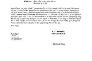 Công văn 448/BHXH-GĐBHYT không phát hành thẻ bảo hiểm y tế đăng ký khám chữa
