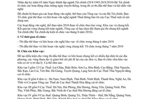 Công văn 673/TCT-VP tổ chức thi đấu thể thao và liên hoan văn nghệ ngành Thuế