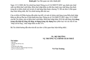 Công văn 2786/BTC-CST thuế nhập khẩu ưu đãi mặt hàng thép cốt bê tông