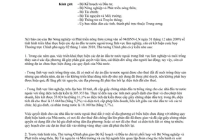 Công văn 405/TTg-KTN kiểm tra việc thực hiện các dự án nước ngoài đầu tư trong lĩnh vực lâm nghiệp nuôi trồng thủy sản