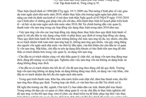 Công văn 2970/BTC-ĐT  quản lý thanh toán vốn tạm ứng