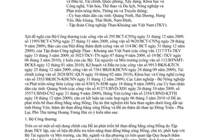 Công văn 1617/VPCP-KTN  Đề án phát triển bể than đồng bằng sông Hồng, Dự án khí hóa than thăm dò than tại Đông Triều - Phả Lại