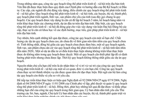 Chỉ thị 09/2010/CT-UBND quy hoạch tổng thế phát triển kinh tế xã hội Yên Bái