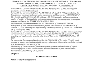 Circular No. 46/2010/TT-BTC providing for the management, payment and finalizati
