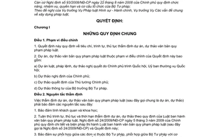 Quyết định 1048/QĐ-BTP Thẩm định dự án, dự thảo văn bản quy phạm pháp luật