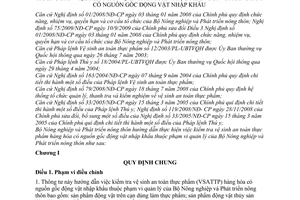 Thông tư 25/2010/TT-BNNPTNT hướng dẫn  kiểm tra vệ sinh an toàn thực phẩm hàng hóa có nguồn gốc động vật nhập khẩu