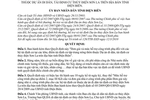 Quyết định 03/2010/QĐ-UBND  Đơn giá mức hỗ trợ công trình phụ