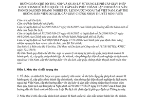 Thông tư 48/2010/TT-BTC hướng dẫn chế độ thu, nộp quản lý sử dụng lệ phí cấp giấy phép kinh doanh lữ hành quốc tế, cấp giấy phép thành lập chi nhánh