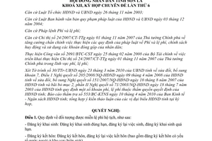 Nghị quyết 314/2010/NQ-HĐND miễn lệ phí hộ tịch Sơn La