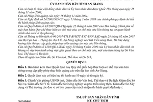 Quyết định 22/2010/QĐ-UBND Quy chế phối hợp cơ chế một cửa liên thông