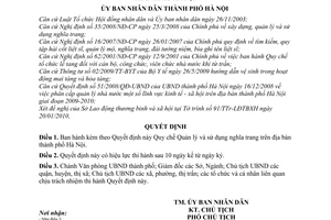 Quyết định 14/2010/QĐ-UBND Quy chế Quản lý và sử dụng nghĩa trang trên địa bàn thành phố Hà Nội