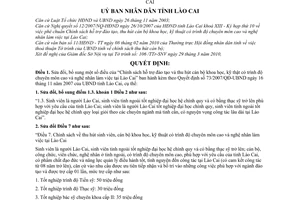 Quyết định 05/2010/QĐ-UBND sửa đổi chính sách hỗ trợ đào tạo, thu hút cán bộ