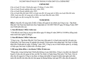 Nghị định 44/2010/NĐ-CP sửa đổi Quy chế quản lý tài chính Công ty mẹ