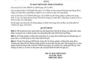 Quyết định 902/QĐ-UBND năm 2010 nâng cao nhận thức quản lý rủi ro thiên tai Lâm Đồng