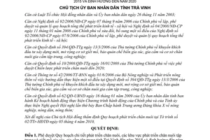Quyết định 671/QĐ-UBND năm 2010 phát triển chăn nuôi tập trung Trà Vinh