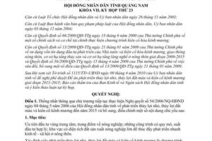 Nghị quyết 160/2010/NQ-HĐND tiếp tục phát triển thủy lợi nhỏ thủy lợi đất màu