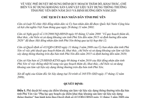 Quyết định 526/QĐ-UBND năm 2010 điểm quy hoạch khai thác chế biến khoáng sản Phú Yên 2015 2020