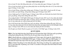 Quyết định 03/2010/QĐ-UBND thực hiện chiến lược phòng chống tham nhũng Hồ Chí Minh