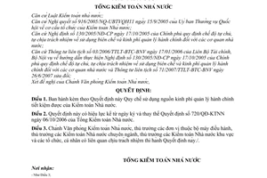 Quyết định 653/QĐ-KTNN Quy chế sử dụng nguồn kinh phí quản lý