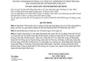 Quyết định 25/2010/QĐ-UBND Đề án kiện toàn  nâng cao hiệu quả hoạt động