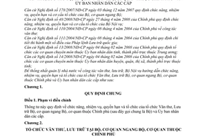 Thông tư 02/2010/TT-BNV  chức năng, nhiệm vụ quyền hạn tổ chức Văn thư, Lưu trữ